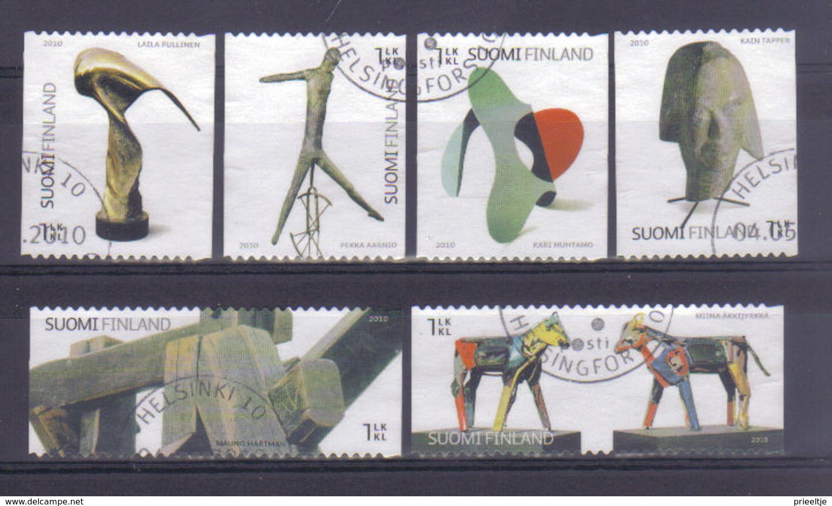 Finland 2010 Sculptures Y.T. 2011/2016 (0) - Used Stamps