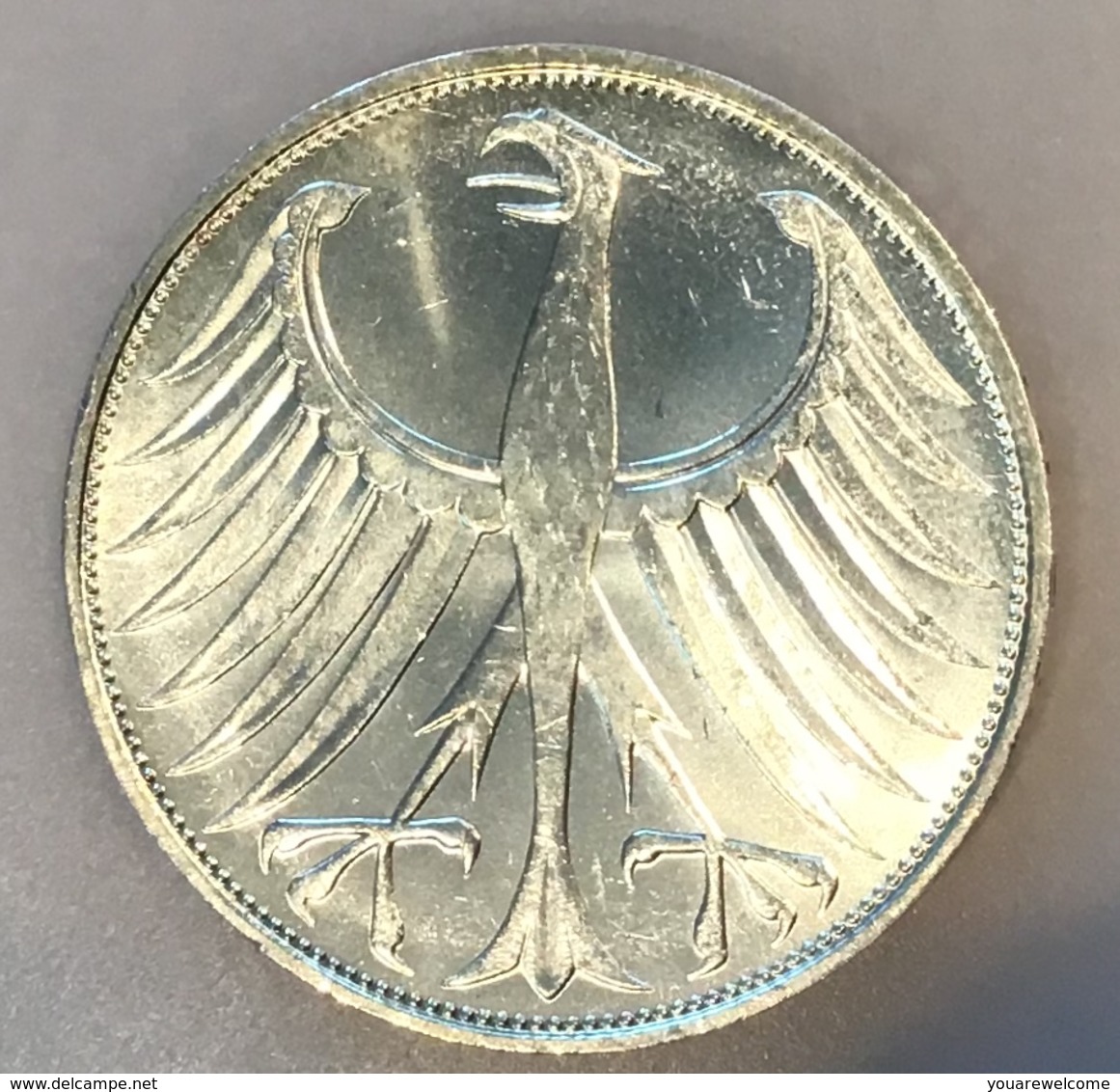 BRD 5 Mark 1973 J  Stg TOP ERHALTUNG + 1973 F Bankfrisch - (Deutschland Münze monnaie coin Germany Allemagne