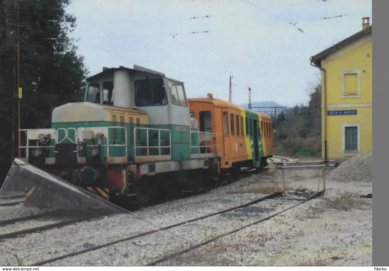 445 D26 TIBB Stazione Di Isola D'Archi Chieti Railroad Tunel Trein Railways Treni - Stazioni Con Treni