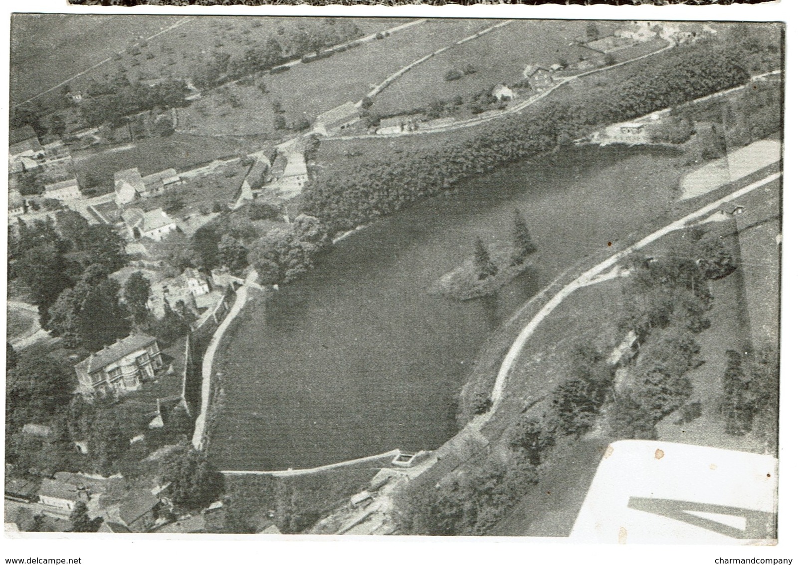 Barbençon - Le Lac - Café De La Brousse - Carte Publicitaire - 2 Scans - Beaumont