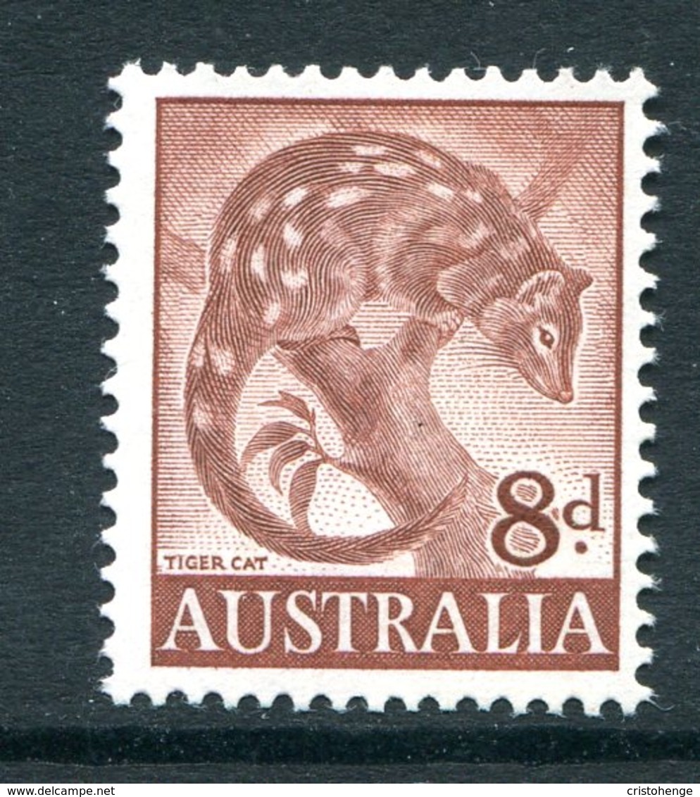 Australia 1959-64 Pictorial Definitives - 8d Tiger Cat - Pale Red Brown MNH (SG 317a) - Mint Stamps