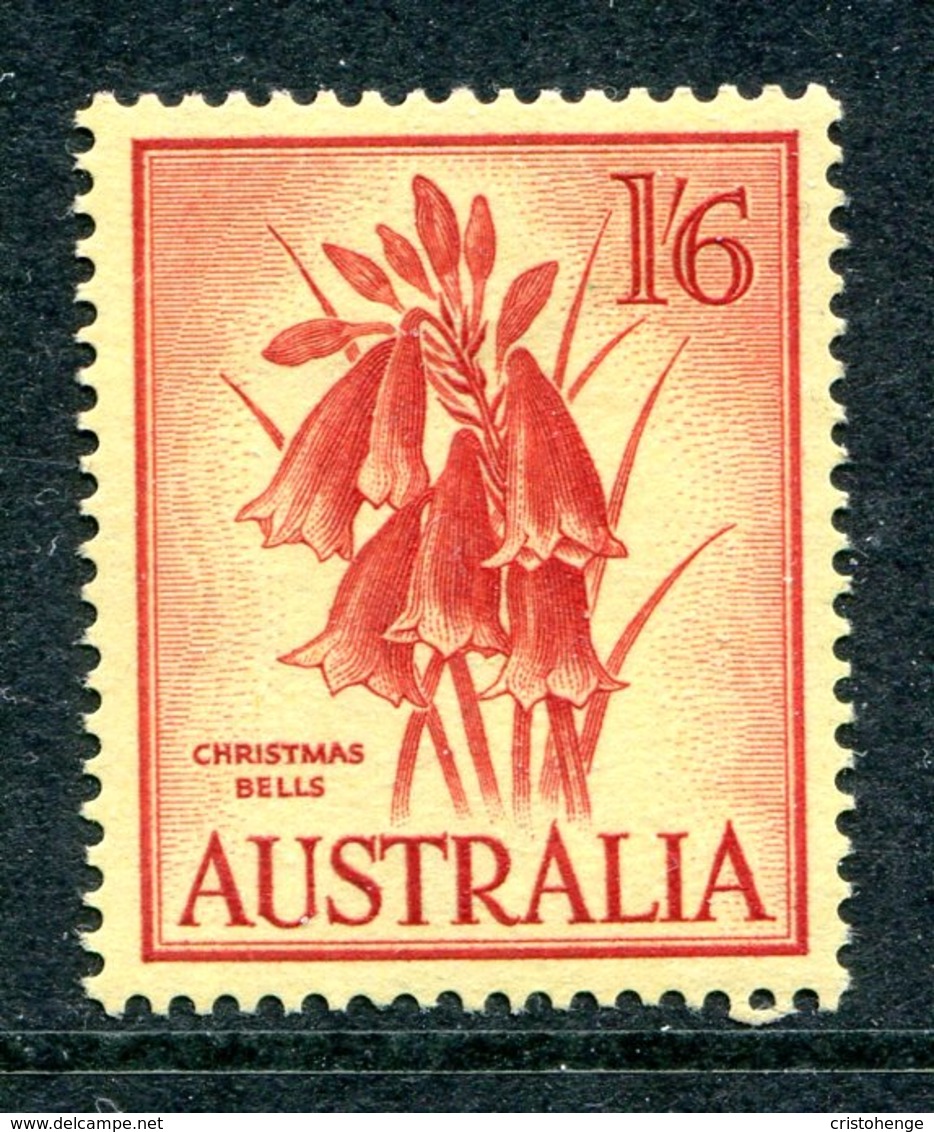 Australia 1959-64 Pictorial Definitives - 1/6 Christmas Bells HM (SG 322) - Neufs