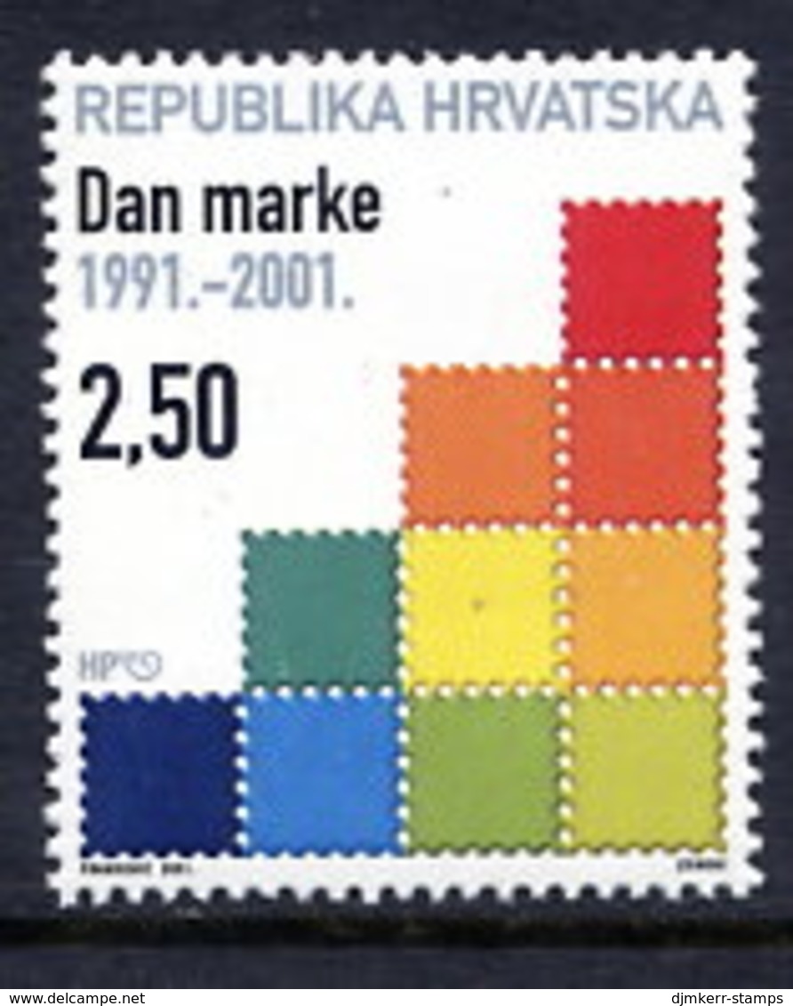 CROATIA 2001 Stamp Day MNH / **.  Michel 582 - Croatie