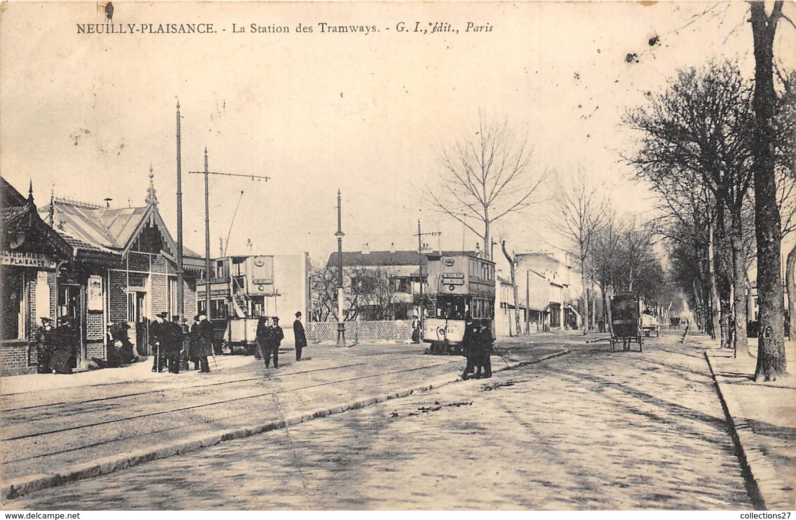 93-NEUILLY-PLAISANCE- LA STATION DES TRAMWAYS - Neuilly Plaisance