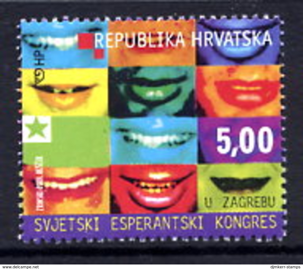 CROATIA 2001 Esperanto Congress  MNH / **.  Michel 578 - Croatie