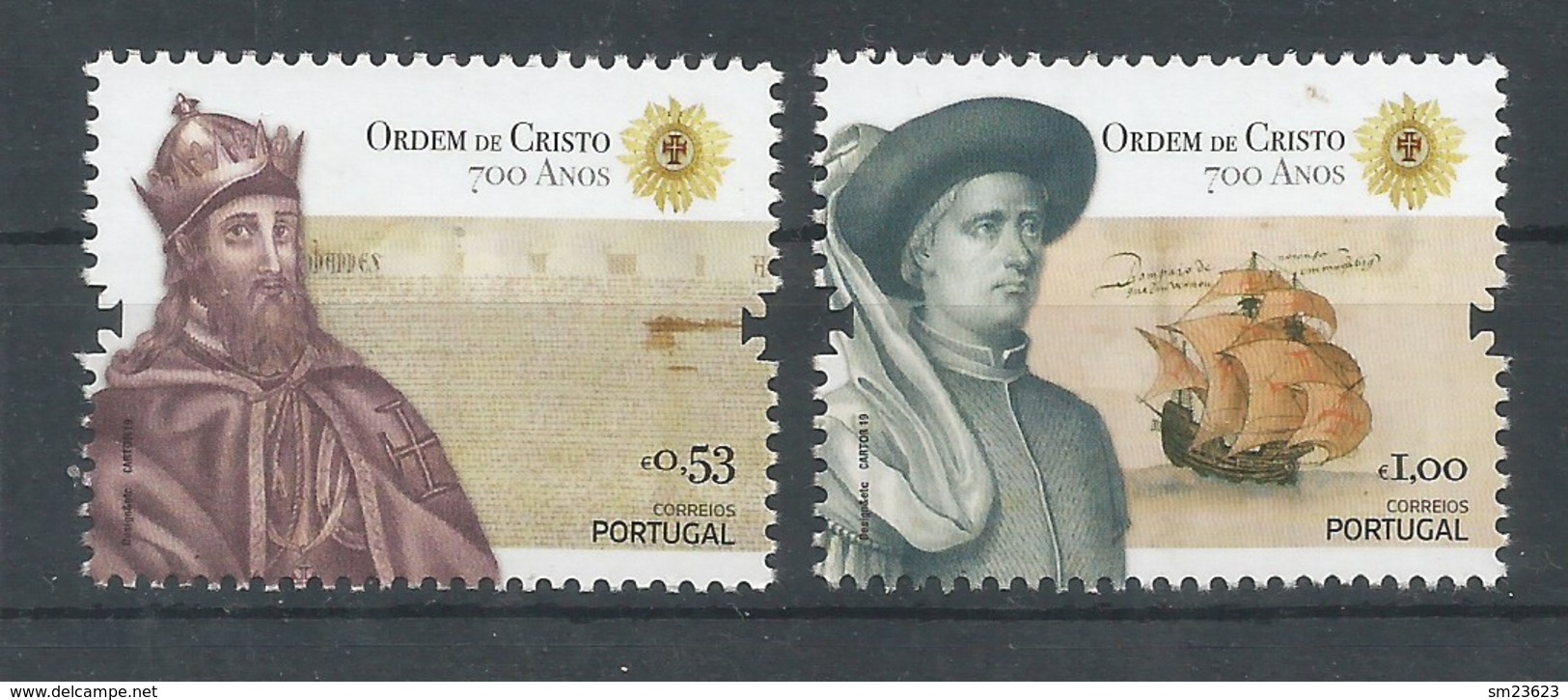 Portugal  2019 , Ordem De Cristo 700 Anos - Postfrisch / MNH / (**) - Nuevos