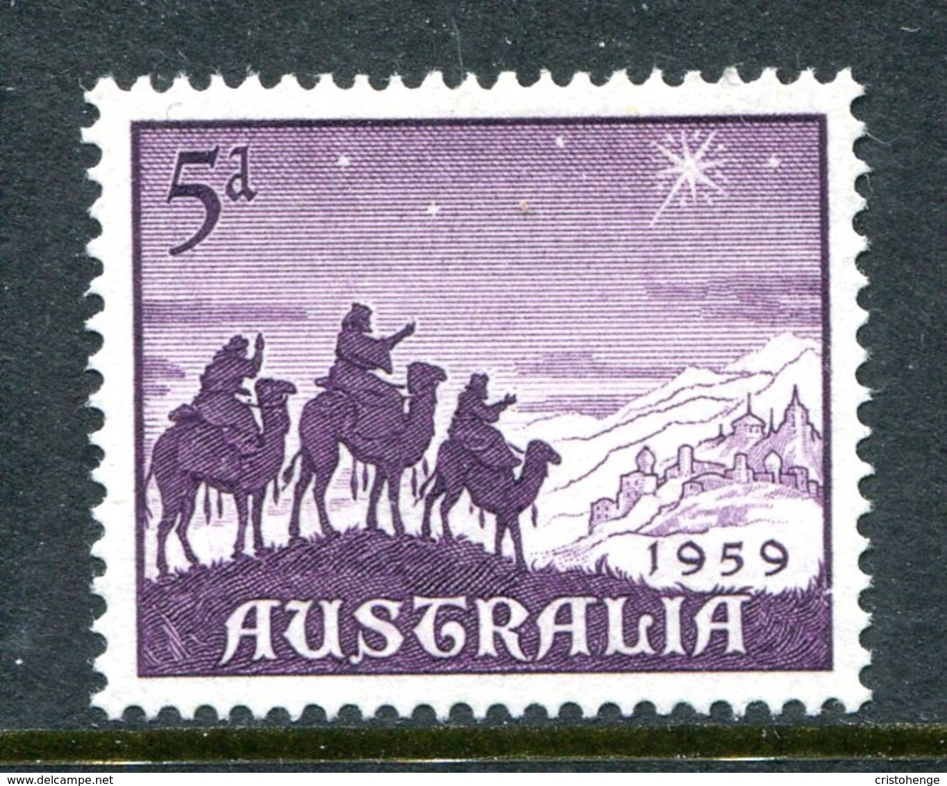 Australia 1959 Christmas LHM (SG 333) - Mint Stamps