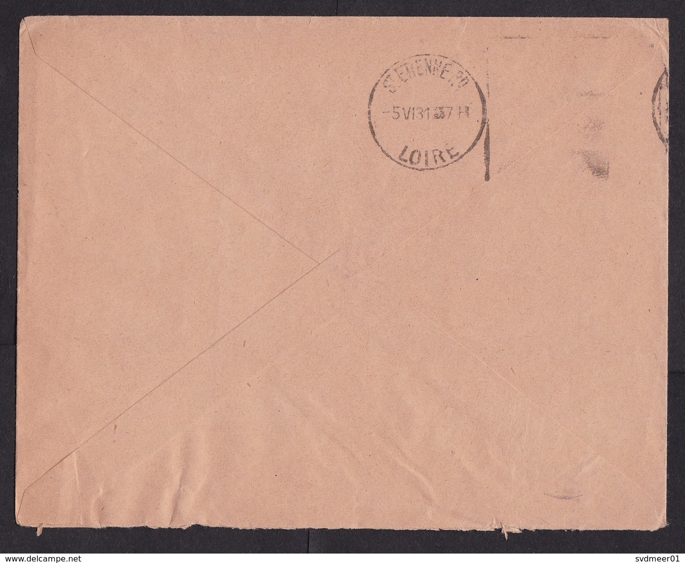 Guadeloupe: Cover To France, 1931, 1 Stamp, Landscape, 15c Rate (minor Creases) - Brieven En Documenten