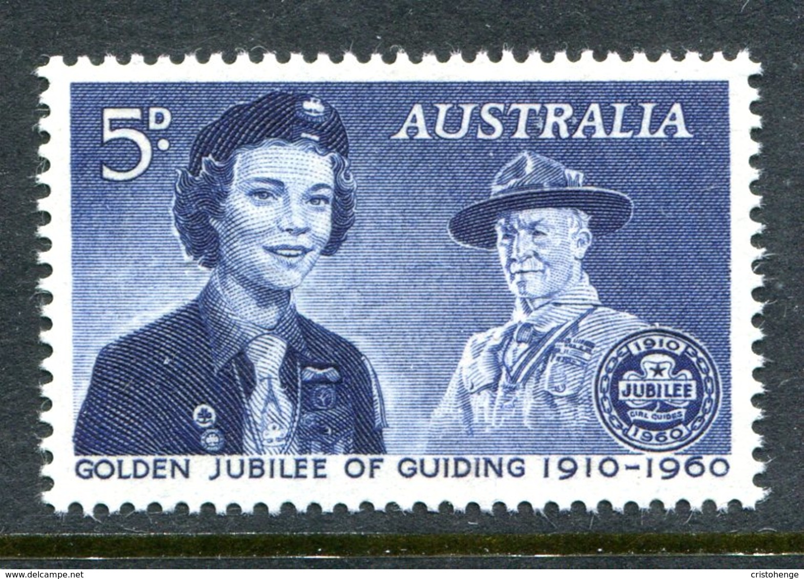 Australia 1960 50th Anniversary Of Girl Guide Movement LHM (SG 334) - Mint Stamps