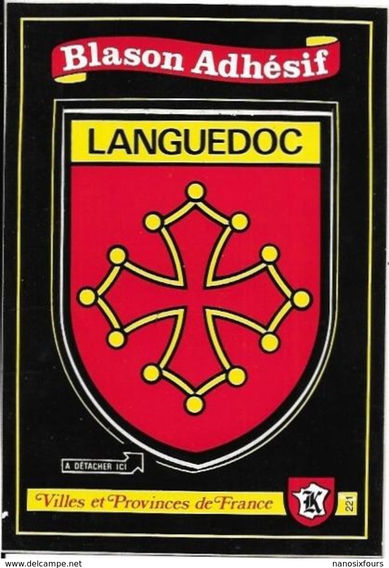 LOT DE 20 CARTES OU BLASON OU ECUSSON ADHESIF DIVERS - 5 - 99 Cartes