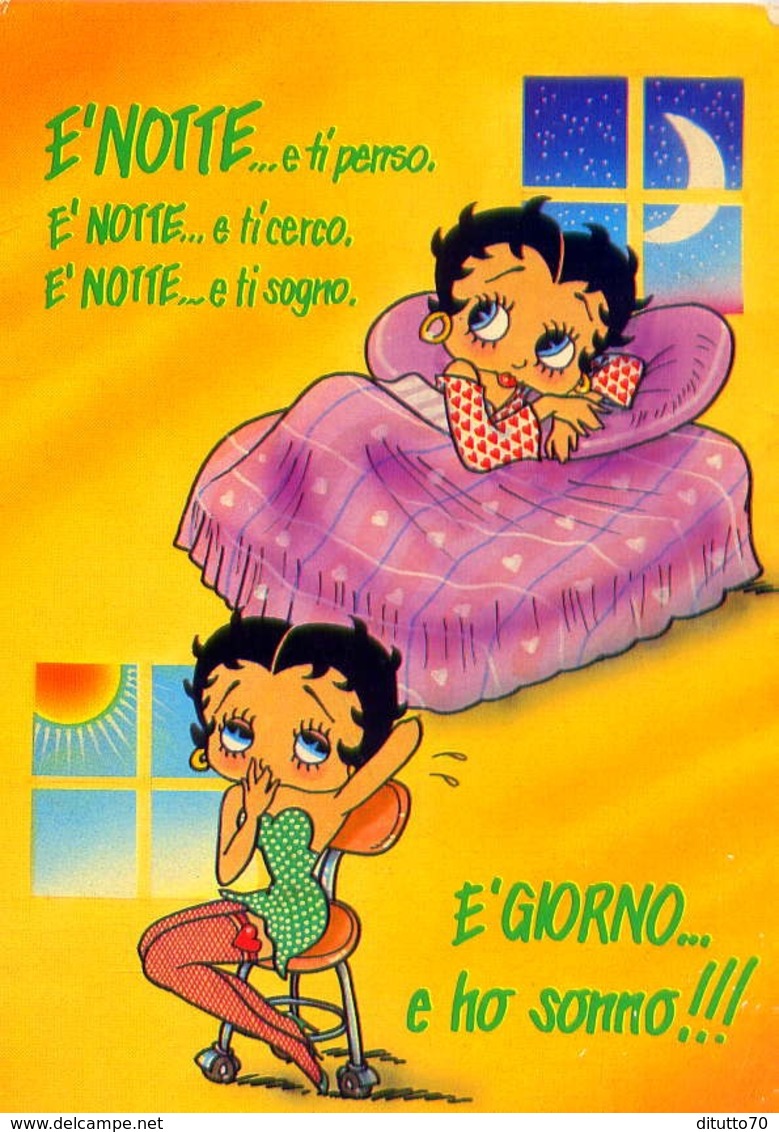 E' Notte E Ti Prnso- è Notte E Ticerco - è Notte E Ti Sogno - è Giorno E Ho Sonno - Formato Grande Viaggiata Mancante Di - Altri & Non Classificati