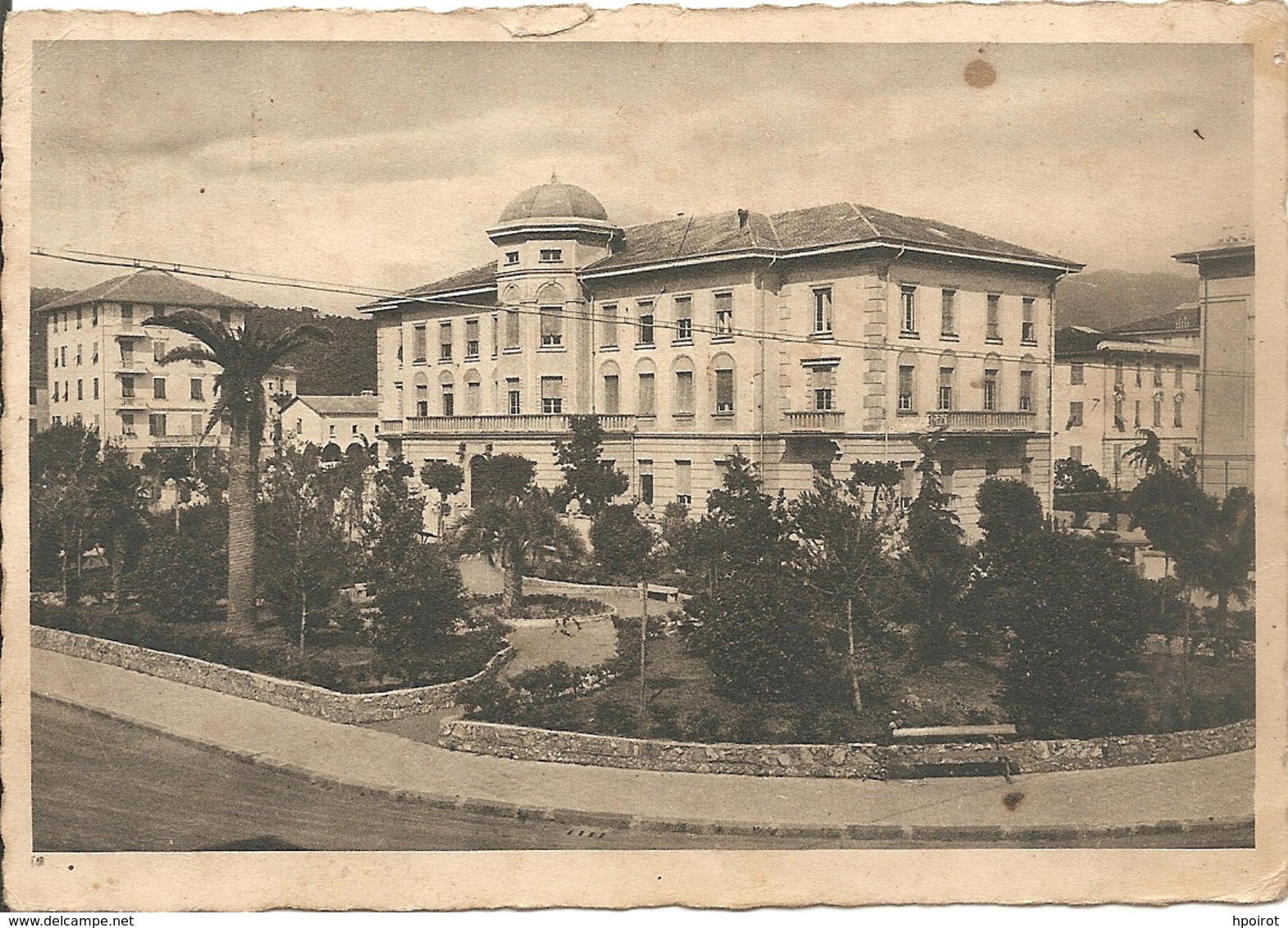 CHIAVARI - CASA ROSMINI - F. GRANDE NON LUCIDA - VIAGGIATA 1938 - (rif. N115) - Genova