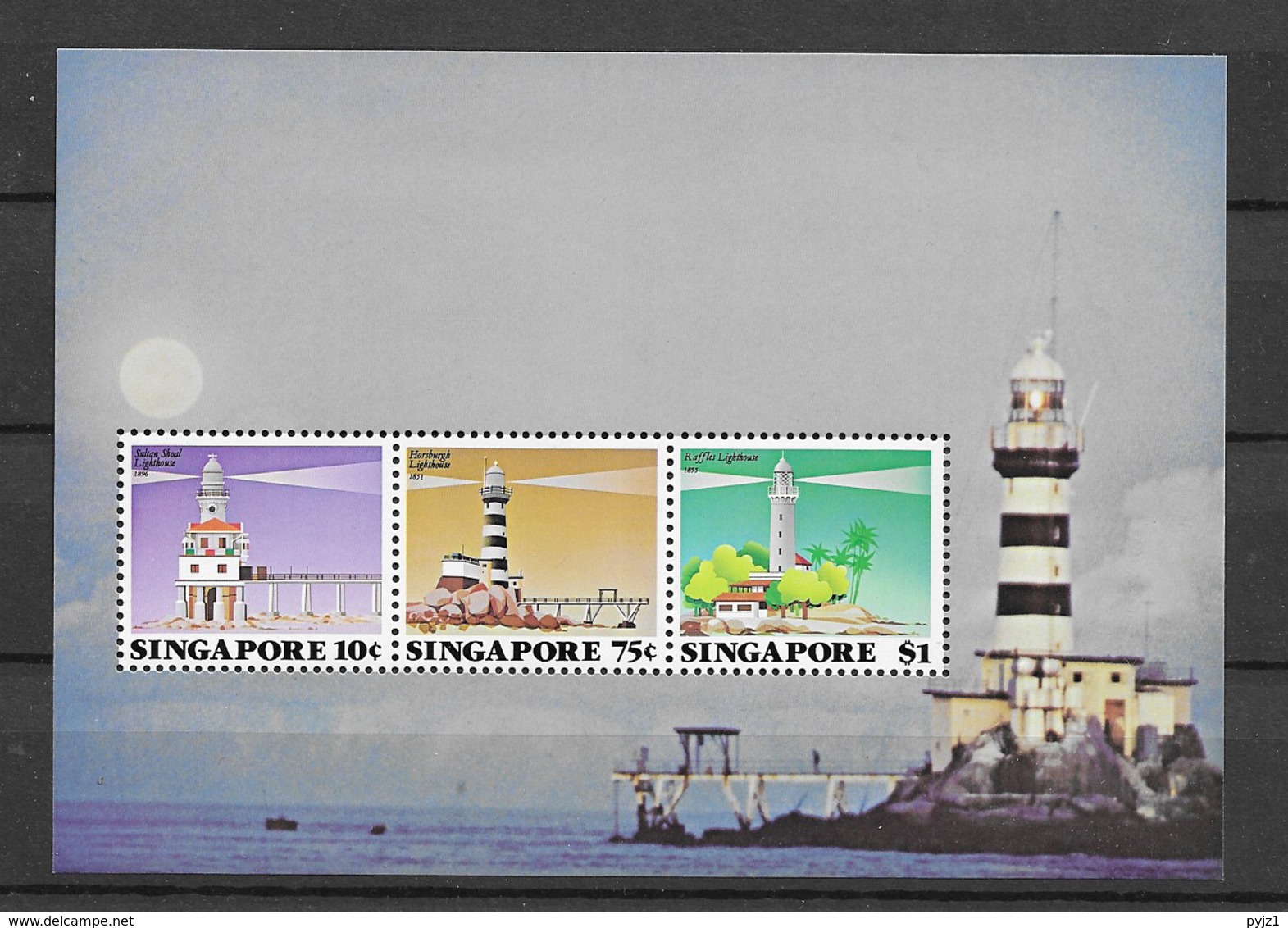 1982 MNH Singapore Mi Block 14, Postfris** - Singapour (1959-...)