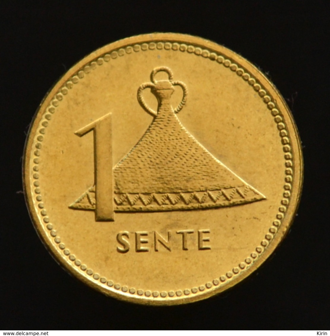 Lesotho 1 Sente (Magnetic) 1992. Km54a, Africa. UNC Coin. - Lesotho