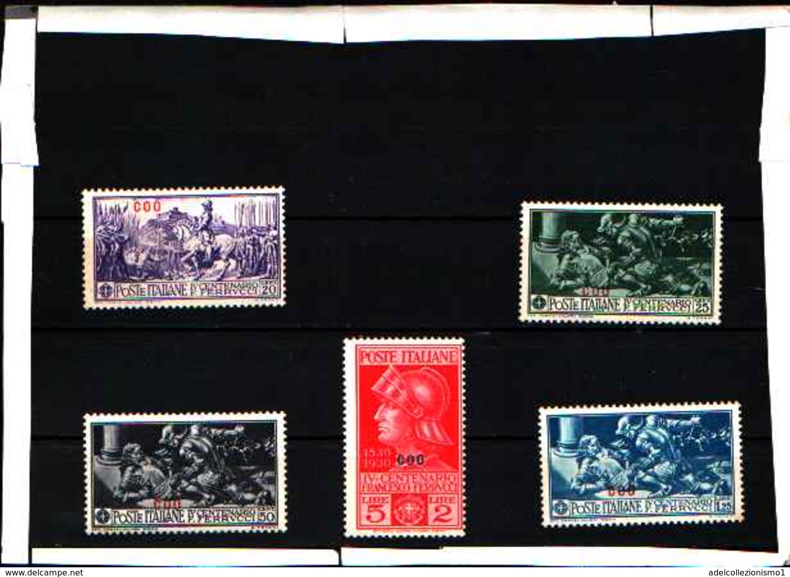 5671BIS )  EGEO-COO-4º Centenario Della Morte Di Francesco Ferrucci - 20 Ottobre 1930 -SERIE MNH** - Aegean (Coo)