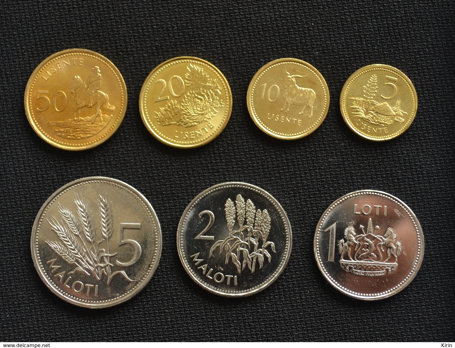 Lesotho 7 Coins Set. UNC - Lesotho