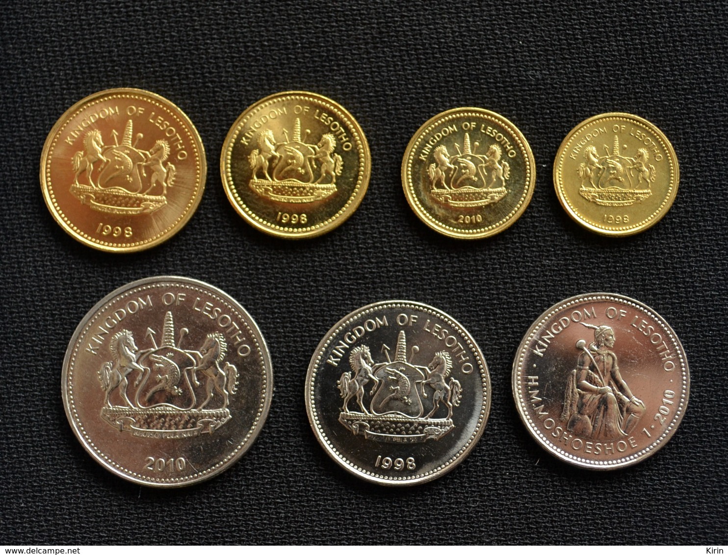 Lesotho 7 Coins Set. UNC - Lesotho