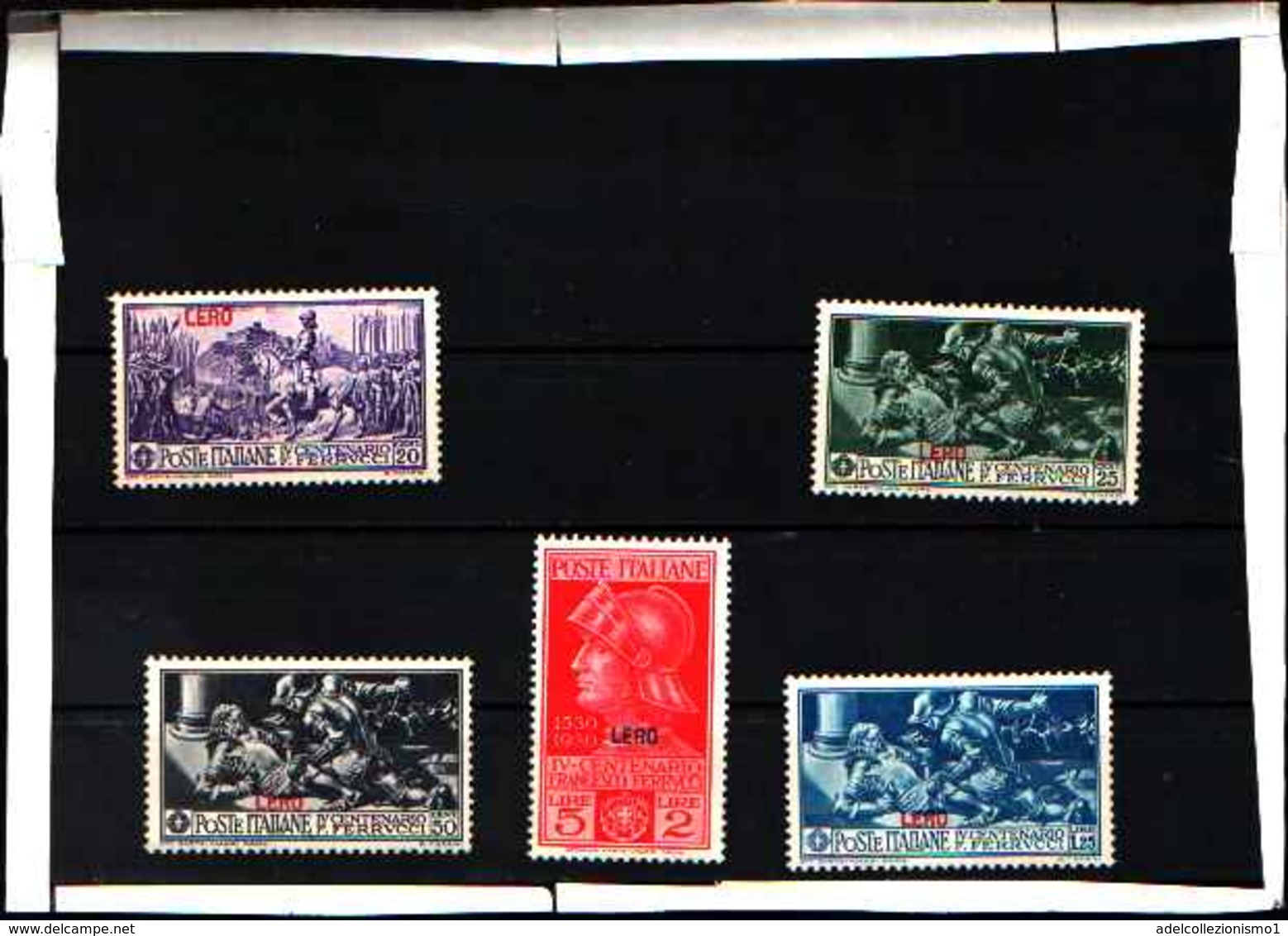 5672BIS )  EGEO-LERO-4º Centenario Della Morte Di Francesco Ferrucci - 20 Ottobre 1930 -SERIE MNH** - Egée (Lero)