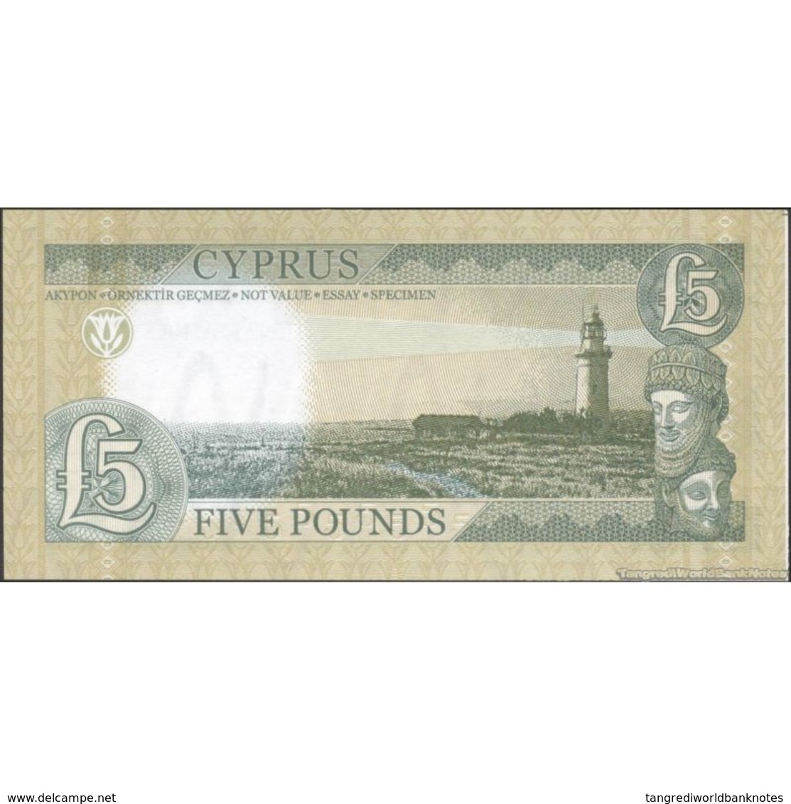 TWN - CYPRUS (private Issue) - 5 Pounds 2013 No Serial UNC - Other & Unclassified