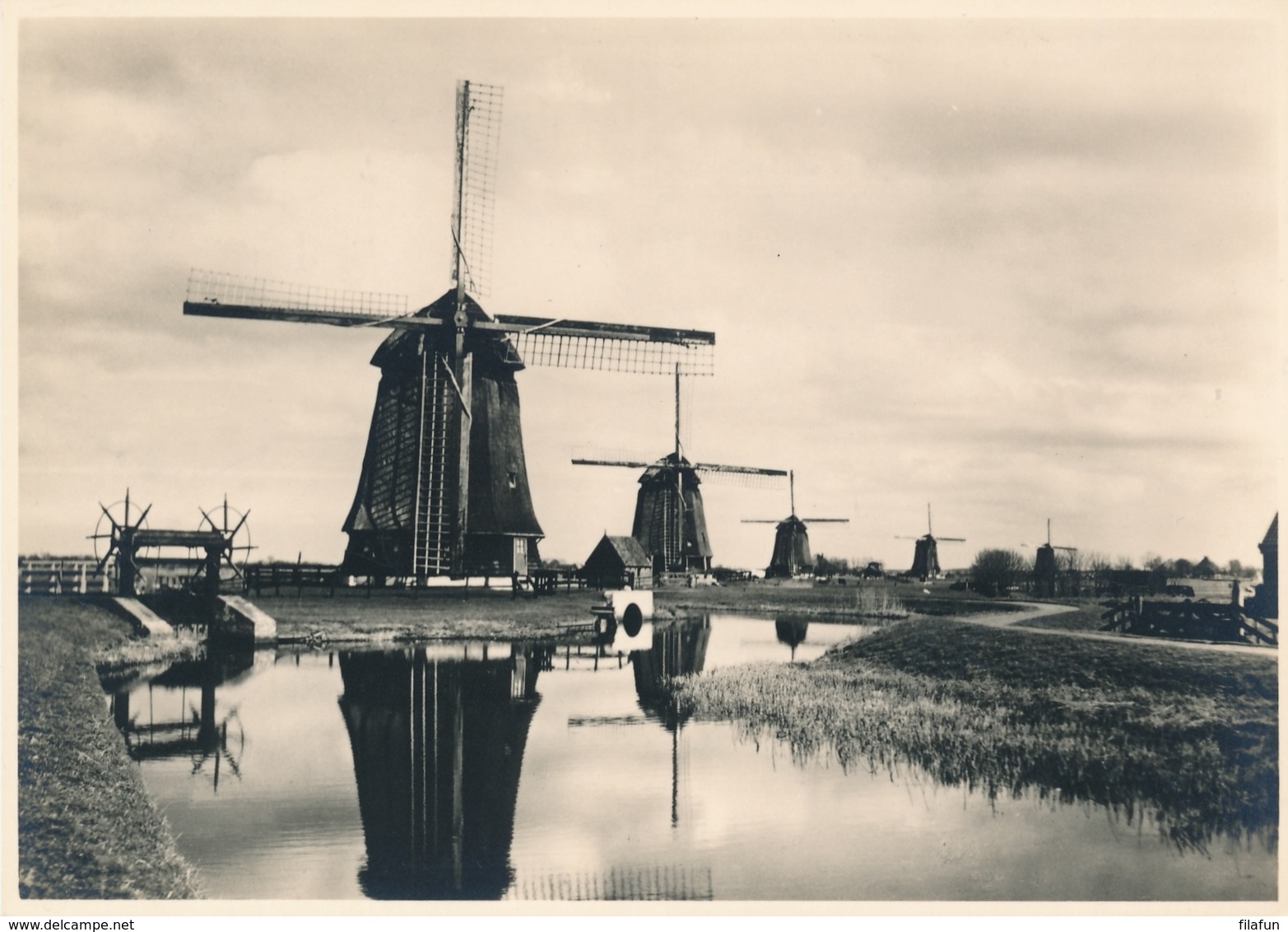 Nederland - 1939 - 7,5 Cent Veth, Briefkaart G254j - Ongebruikt - Binnenkruier Watermolen Alkmaar - Ganzsachen