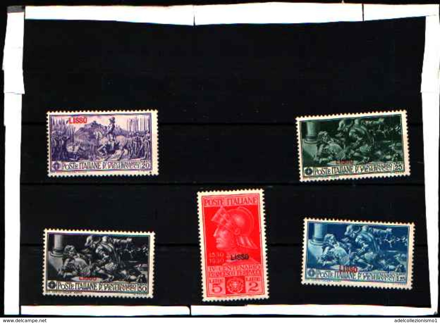 5674BIS )  EGEO-LIPSO-4º Centenario Della Morte Di Francesco Ferrucci - 20 Ottobre 1930 -SERIE MNH** - Ägäis (Lipso)