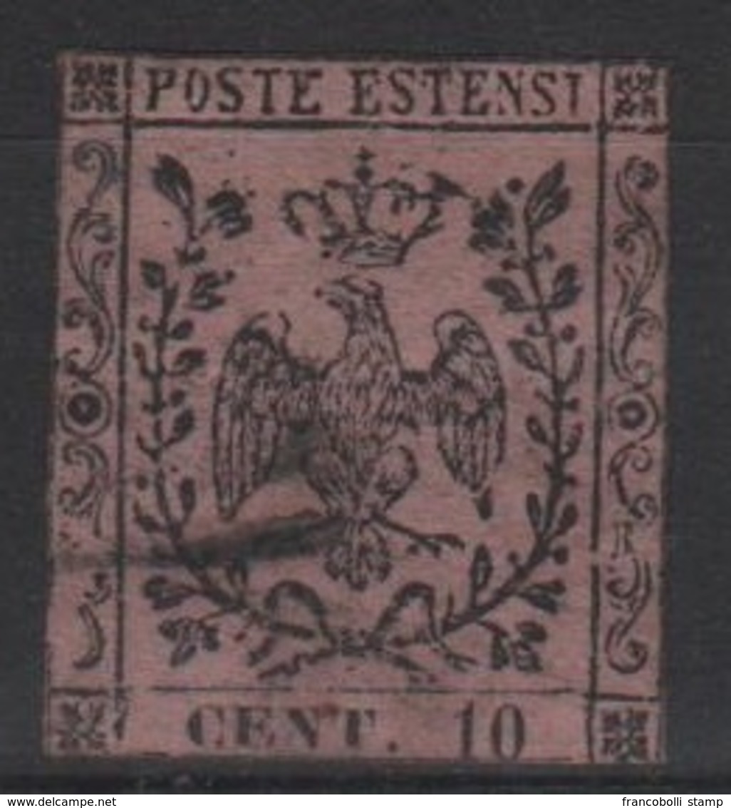 1852 10 C. US - Modena