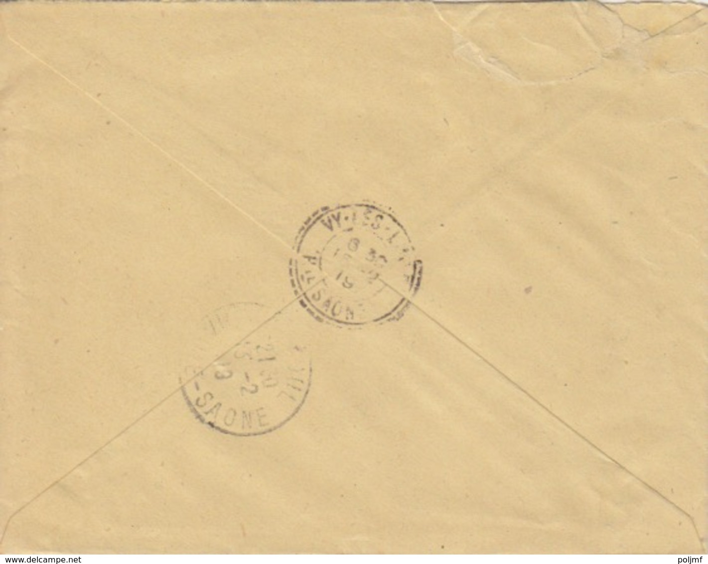 Semeuse N° 137x 2 , 141 Sur Lettre Rec. (R N° 784) Obl. Villersexel  Le 13/2/19 Pour Vy Les Lure - 1877-1920: Periodo Semi Moderno