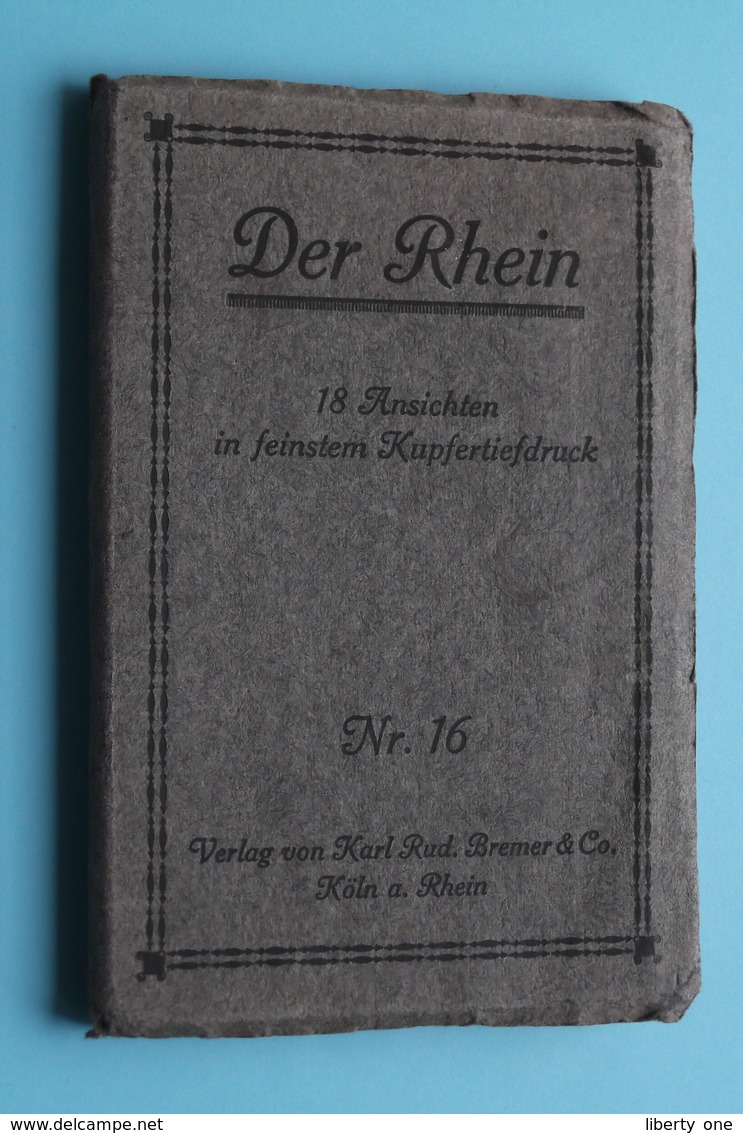 Der RHEIN - Nr. 16 > 18 Postkarten / Ansichten( Edit.: Karl Rud. Bremer ) Anno : 19?? ( See Photo For Detail ) ! - Köln