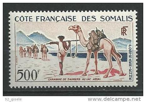 Cote Somalis Aerien YT 29 (PA) " Caravane " 1962 Neuf** - Unused Stamps