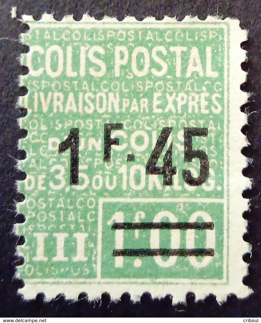 France 1928 Colis Postaux Livraison Expres Surchargé Overprinted Yvert 92 (*) MNG - Ungebraucht