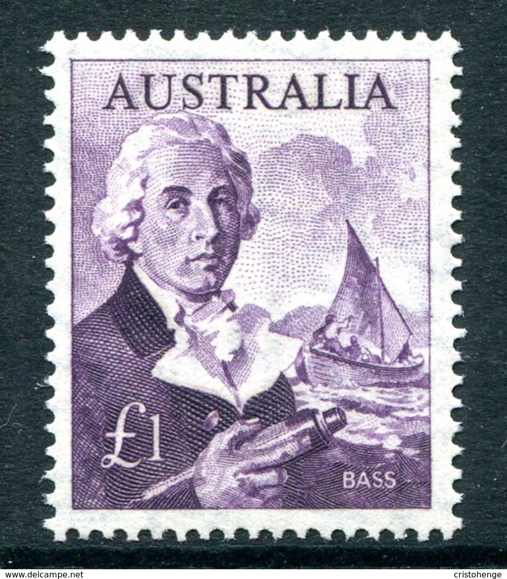 Australia 1963-65 Navigators - £1 Bass MNH (SG 359) - Mint Stamps
