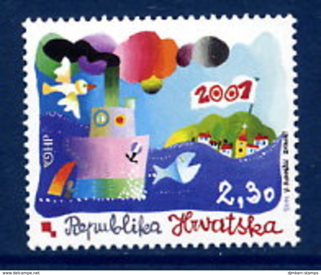 CROATIA 2001 New Millenium MNH / **.  Michel 563 - Croatie
