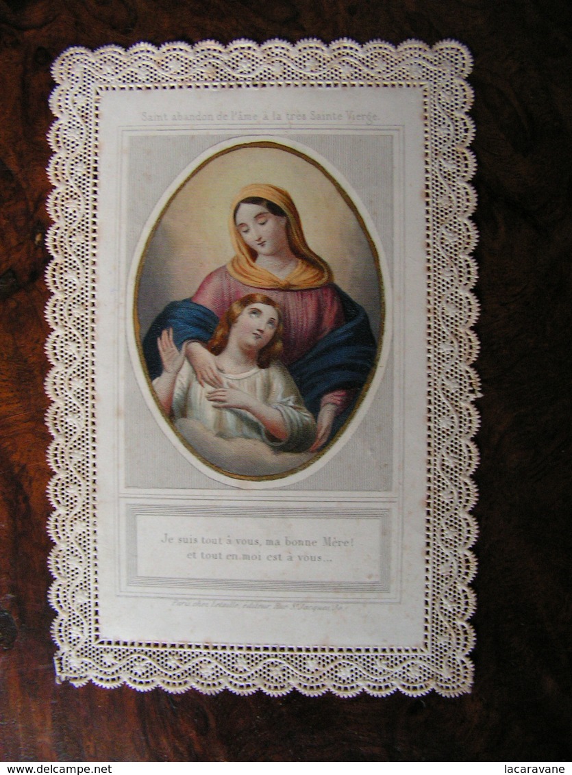 Holy Card Image Pieuse Canivet Couleur Letaille Saint Abandon Ref 17 - Images Religieuses