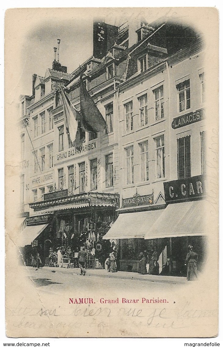 CPA PK  NAMUR  GRAND BAZAR PARISIEN  CARTE ANIMEE - Andere & Zonder Classificatie