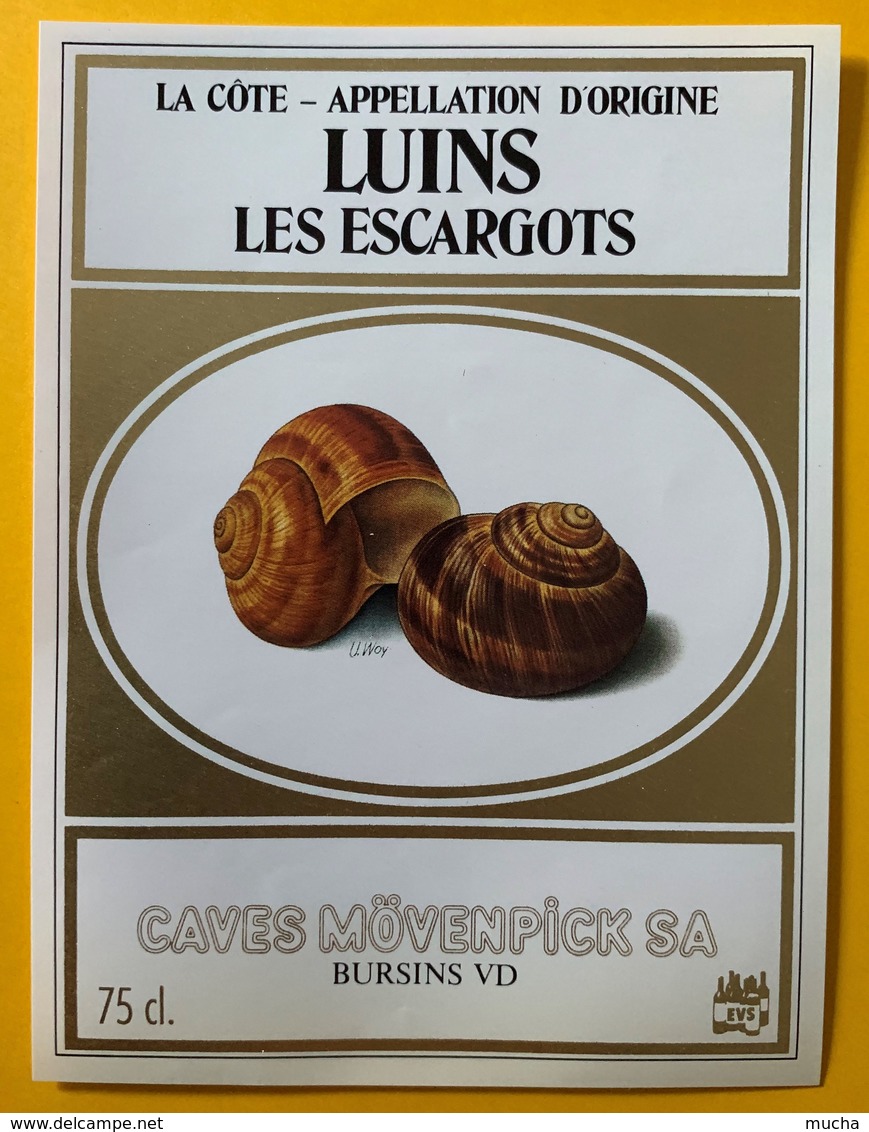 10907 - Luins Les Escargots Suisse Caves Mövenpick - Autres & Non Classés