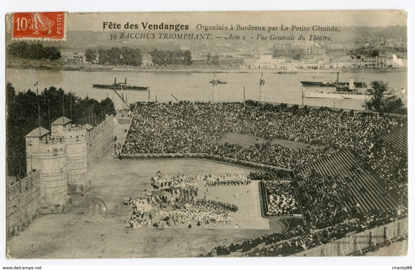 Bordeaux 33000 Fête Des Vendanges 1909 191CP02 - Bordeaux