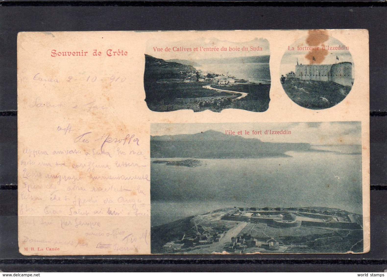 CRETE 21/9/1910 - Crète