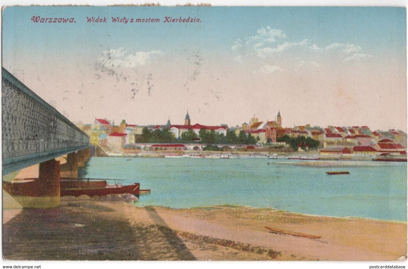 Warszawa - Widok Wisty Z Mostem Kierbedzia - Pologne