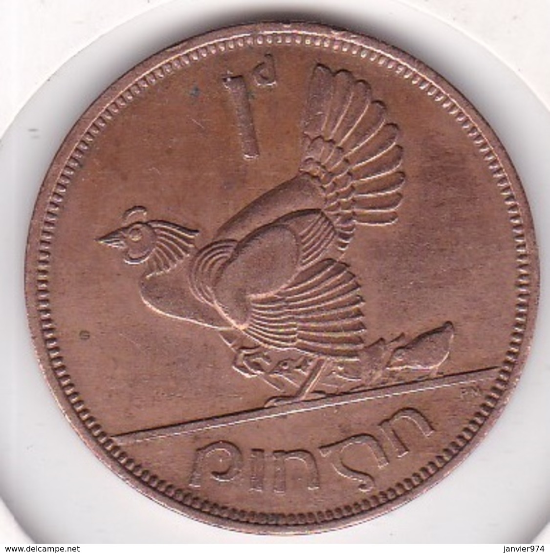 Irlande 1 Pingin 1946, En Bronze, KM# 11 - Irlande