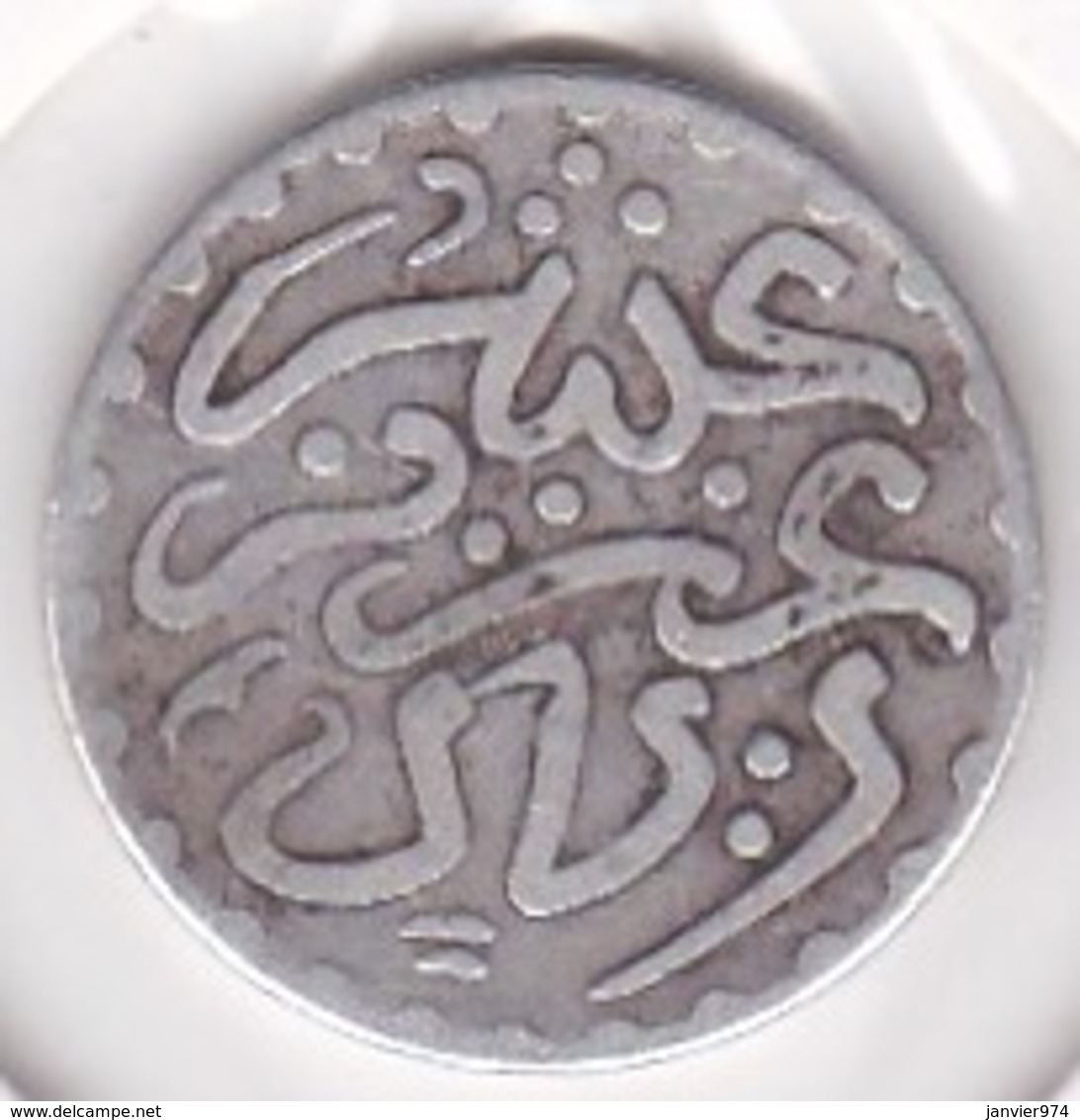 Maroc. 1 Dirham (1/10 RIAL) AH 1320 Londres. Abdül Aziz I, En Argent - Maroc