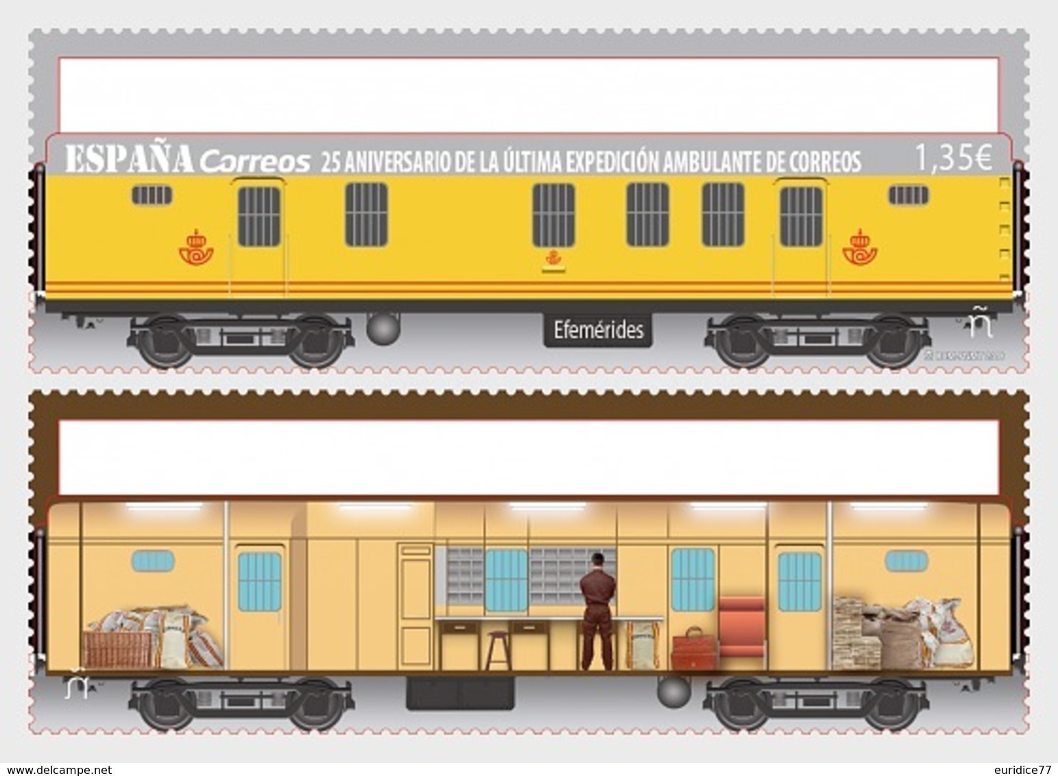 Spain 2018 - 25th Anniv. Of The Last Correos Mobile Expedition Mnh - Nuevos