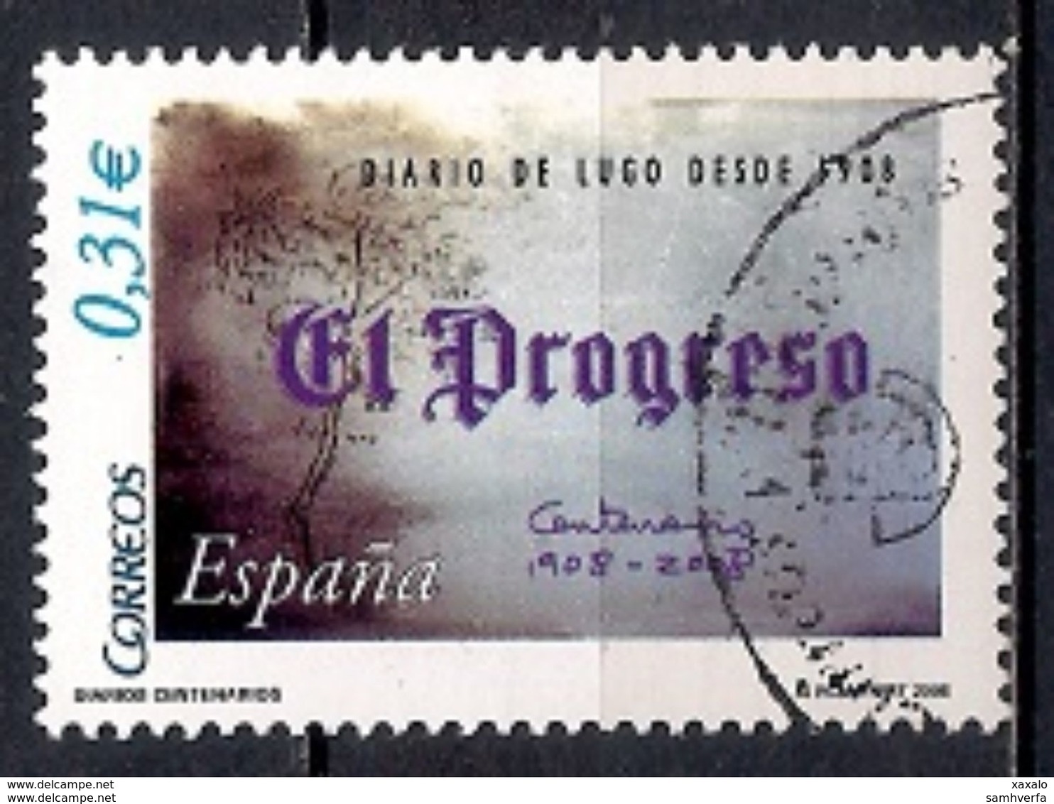 Spain 2008 - Newspapers - The 100th Anniversary Of El Progreso De Lugo - Usados