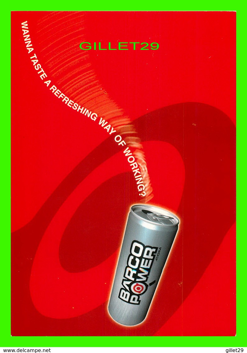 ADVERTISING, PUBLICITÉ - BARCO POWER - WANNA TASTE A REFRESHING WAY OF WORKING ? - - Publicité