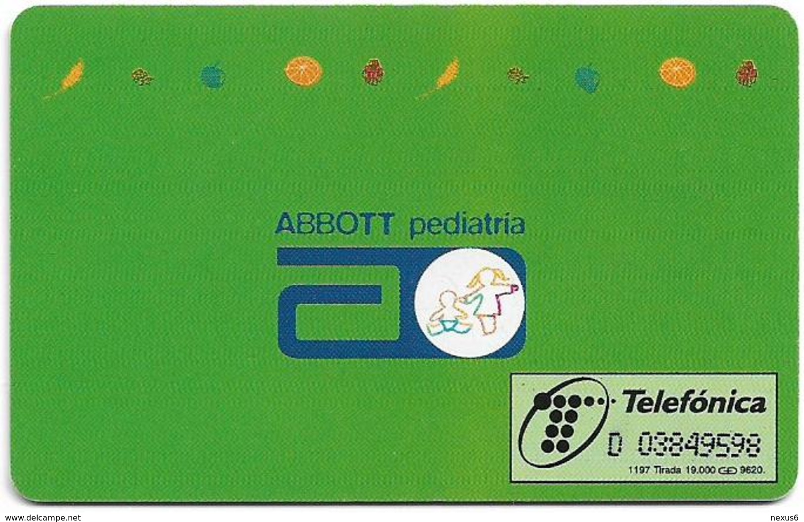 Spain - Telefonica - Papillas Similac - P-303 - 11.1997, 19.000ex, Used - Private Issues