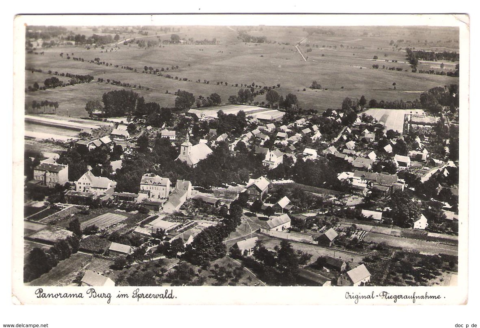 Deutschland - Burg Im Sprewald - Alte Luftaufnahme 1935 - Burg (Spreewald)