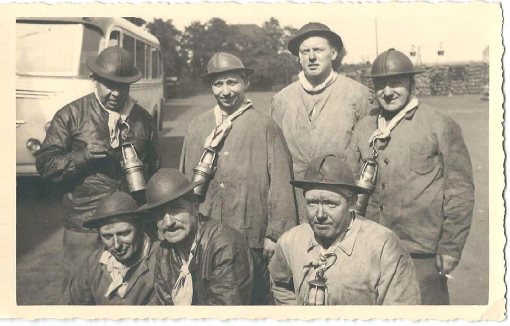 TEMSE- Bezoek Van Bestuur COO En Gemeentebestuur Aan De Mijn In Limburg- Rond 1950 - Lieux