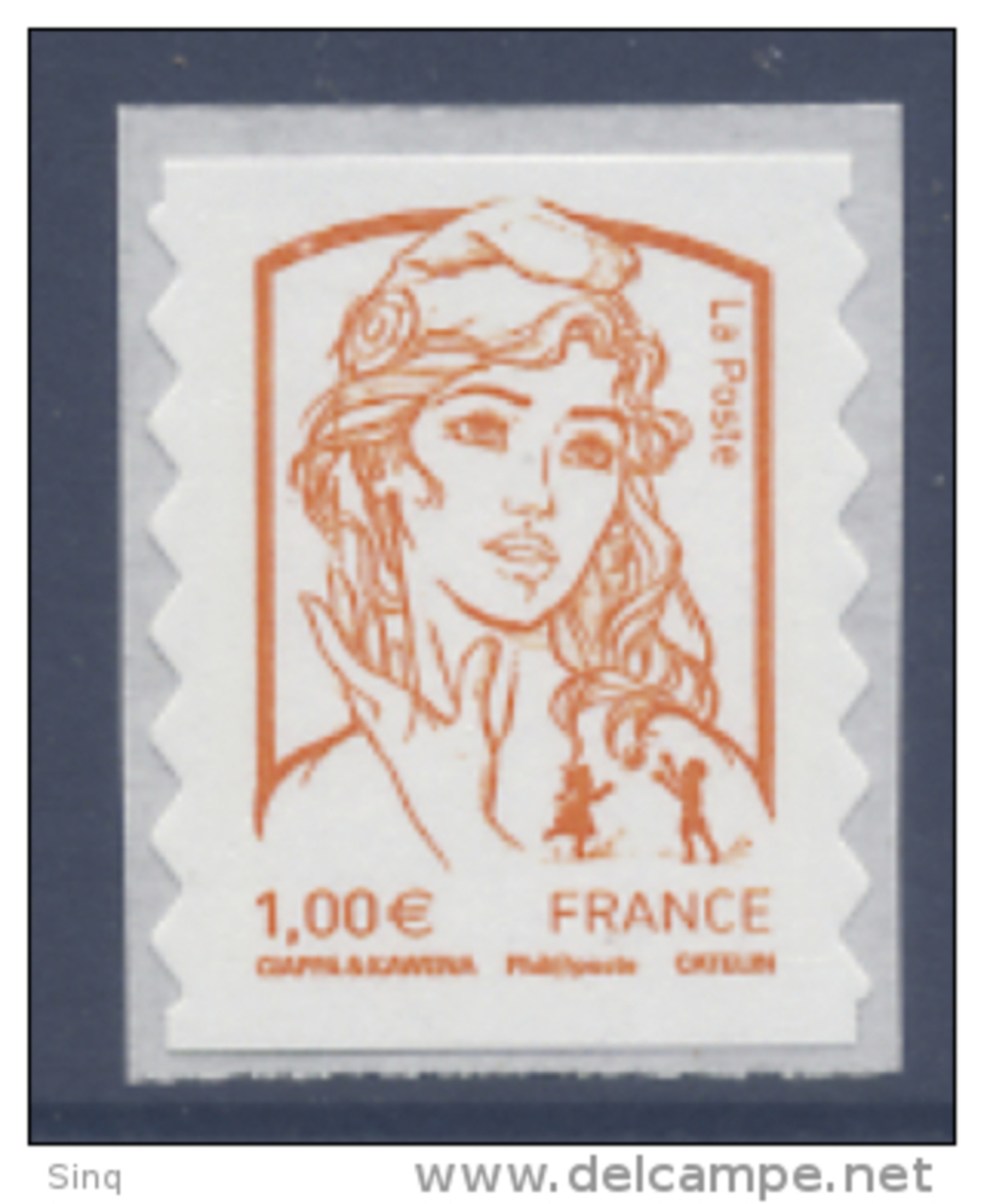 N° 854 Marianne Adhésif Année 2013, Valeur Faciale 1,00 &euro; - Autres & Non Classés