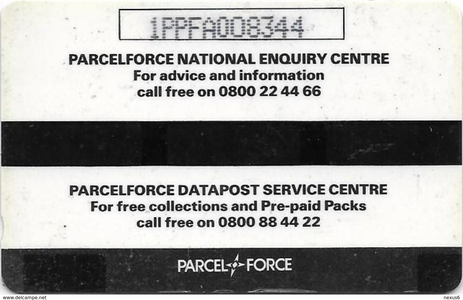 UK (Paytelco) - Parcel Force - PYPR014 - 1PPFA - 8.800ex, Used - [ 4] Mercury Communications & Paytelco