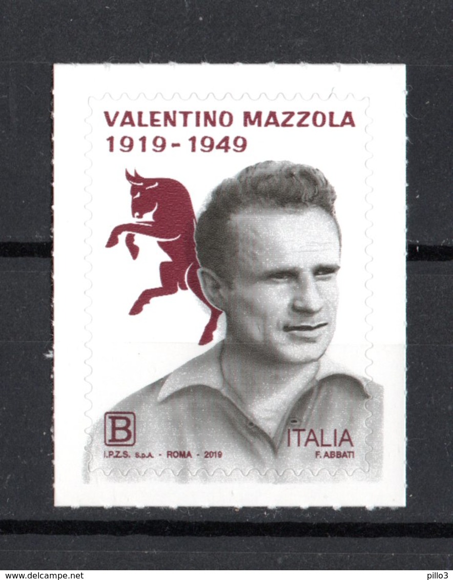 ITALIA  : Valentino Mazzola, Nel Centenario Della Nascita -  1 Val.  MNH**  Del  26.01.2019 - 2011-20: Neufs