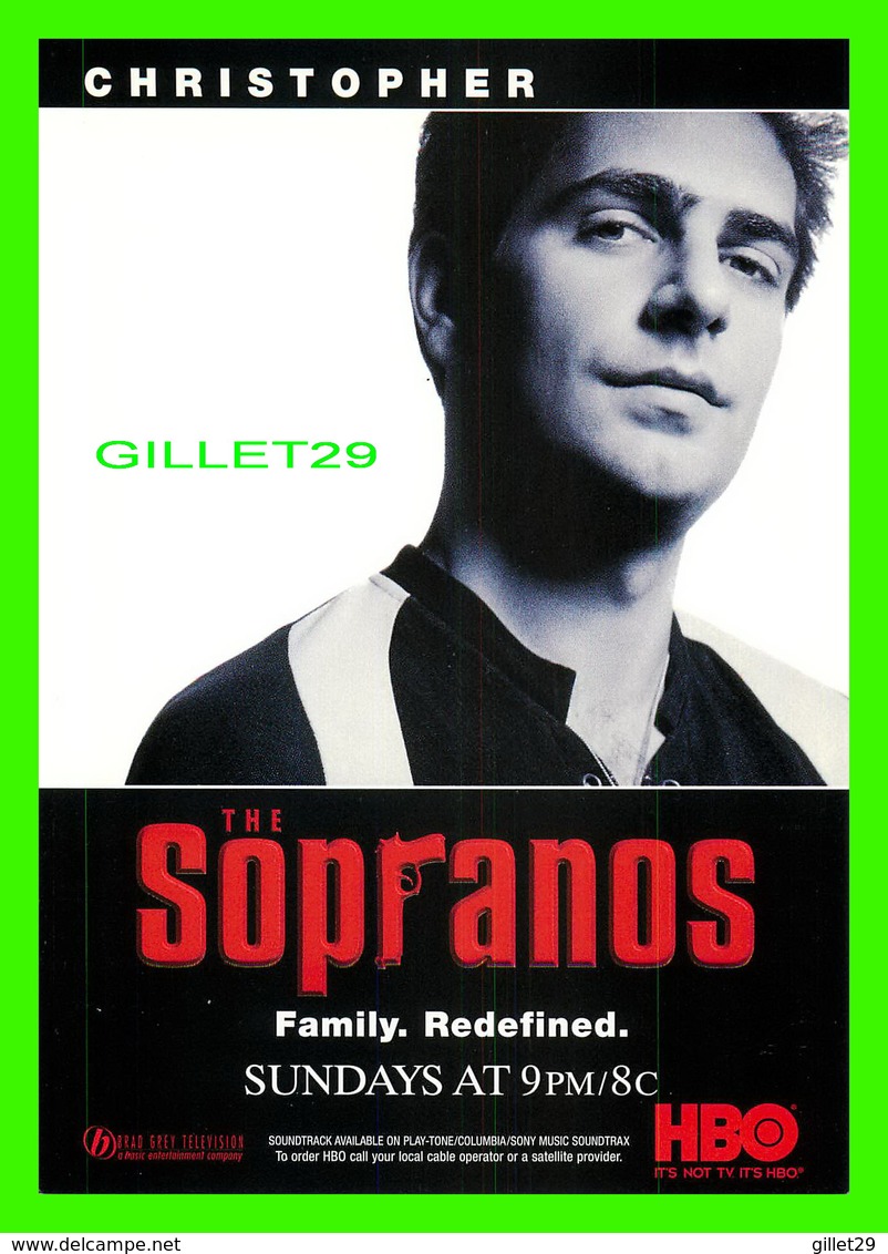 ADVERTISING, PUBLICITÉ - CHRISTOPHER, " THE SOPRANOS ", FAMILY REDEFINED ON HBO - - Publicité